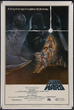 Load image into Gallery viewer, An original Style A first printing one sheet movie poster for the 1977 film Star Wars