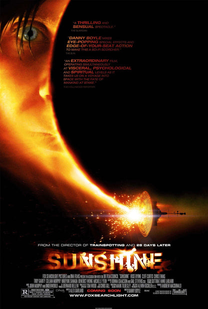 An original movie poster for the Danny Boyle film Sunshine