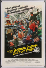 Load image into Gallery viewer, An original movie poster for the film The Taking Of Pelham One Two Three