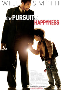 An original movie poster for the Will Smith film The Pursuit of Happyness / Happiness