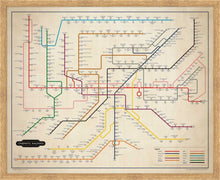 Load image into Gallery viewer, The Film Fan's Movie Map (Framed)