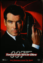 Load image into Gallery viewer, An original movie poster for the James Bond film Tomorrow Never Dies