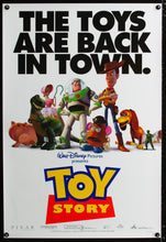 Load image into Gallery viewer, An original movie poster for the Pixar film Toy Story