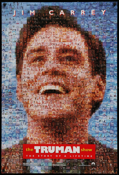 An original movie poster for The Truman Show
