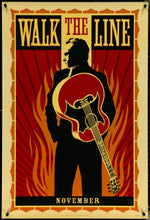 Load image into Gallery viewer, An original movie poster for the Johnny Cash film Walk The Line