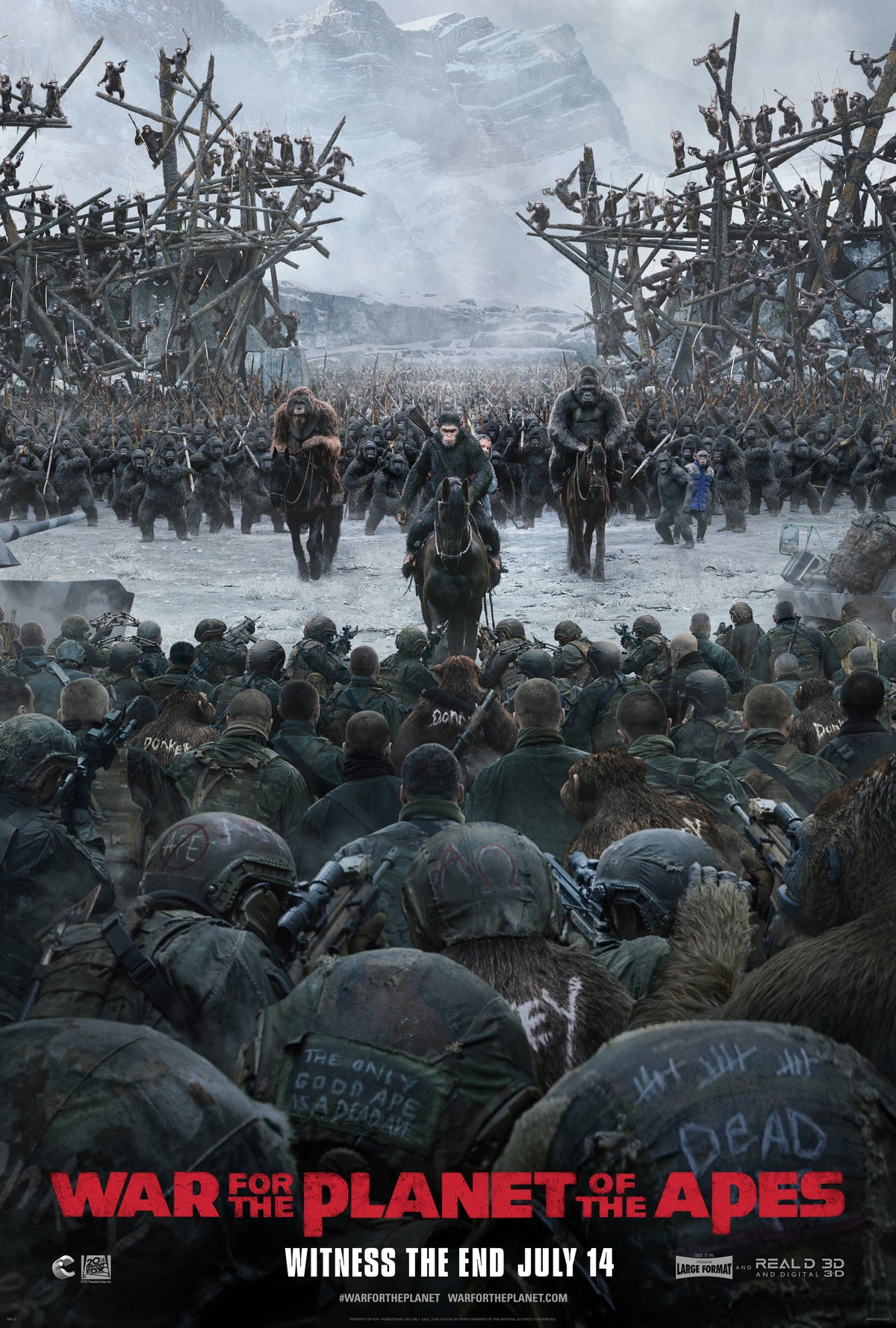 War For The Planet Of The Apes - 2017