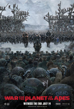 Load image into Gallery viewer, An original movie poster for the film War For The Planet Of The Apes