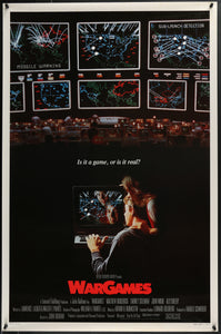 An original movie poster for the film War Games / WarGames