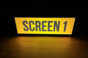 Back-Lit Cinema Sign - Make Your Cinema Your Own!