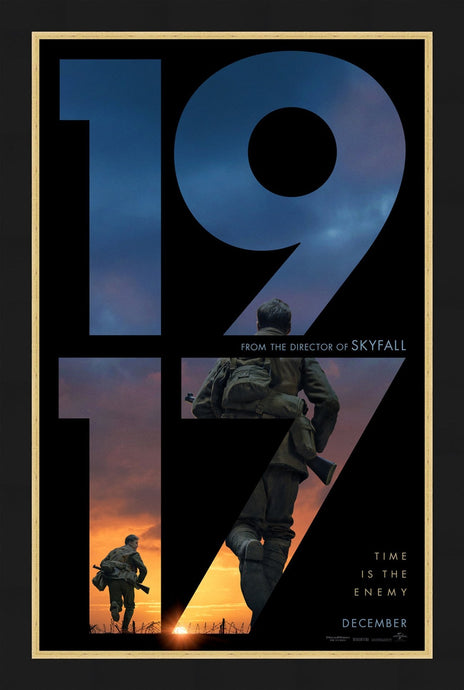 An original movie poster for the Sam Mendes film 1917