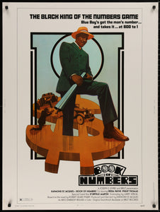 An original movie poster for the Raymond St Jacque film Book of Numbers