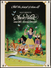 Load image into Gallery viewer, An original movie poster for the Walt Disney classic Snow White and the Seven Dwarfs