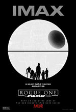 Load image into Gallery viewer, An original IMAX movie poster for the Star Wars film Rogue One