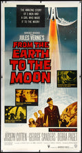Load image into Gallery viewer, An original movie poster for the film From Earth to the Moon