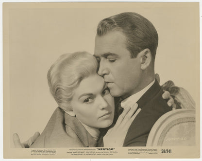 An original theatrical still from the Alfred Hitchcock film Vertigo