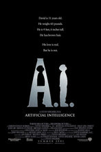 Load image into Gallery viewer, An original movie poster for the Steven Spielberg film A.I. Artificial Intelligence