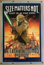 Load image into Gallery viewer, An original movie poster for the Star Wars film Attack of the Clones