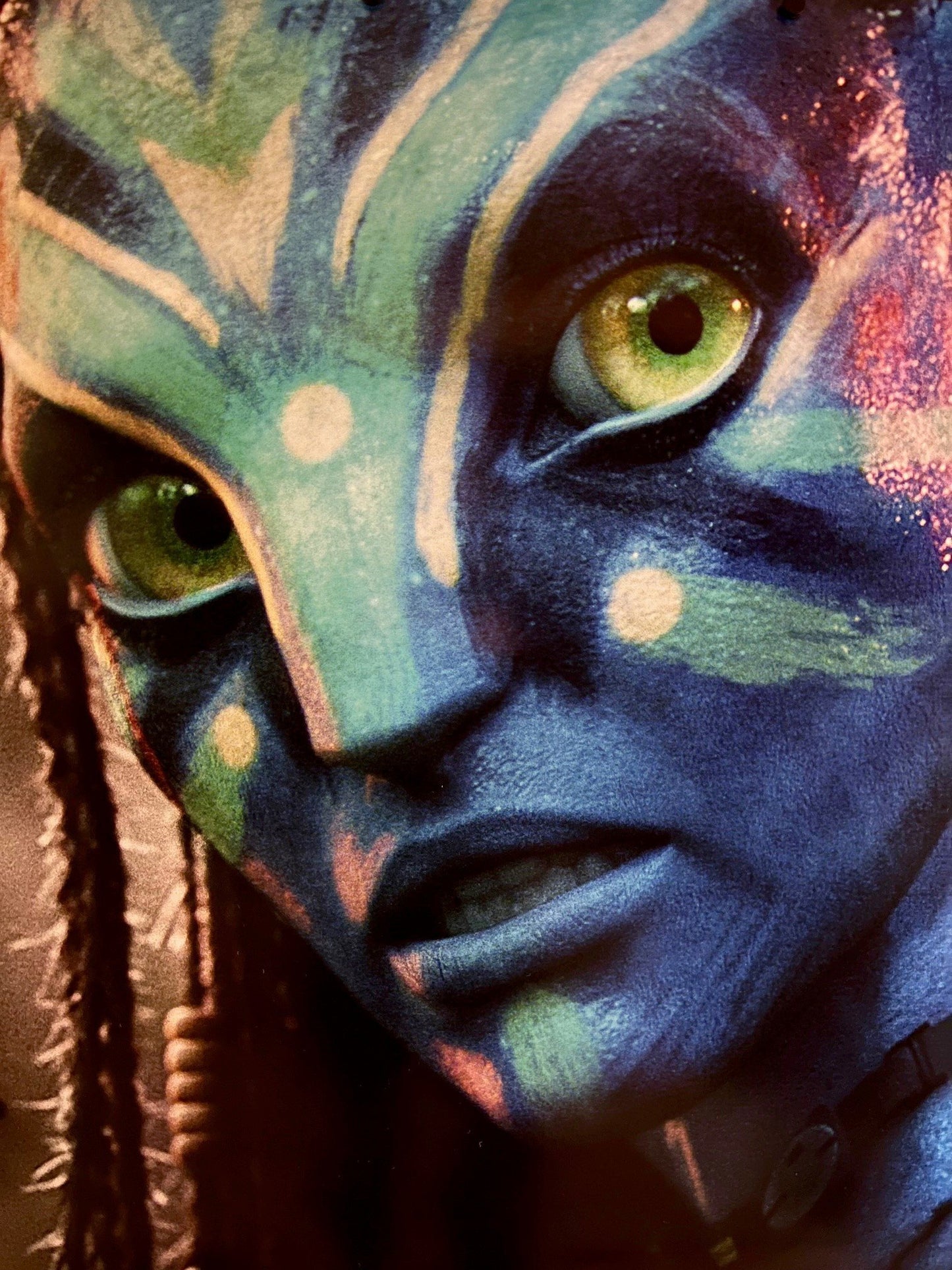 An original movie poster for the James Cameron film Avatar