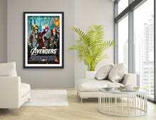 Load image into Gallery viewer, An original movie poster for the Marvel MCU film The Avengers (Assemble)