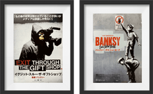 Load image into Gallery viewer, Two Japanese Chirashi&#39;s for Banksy films
