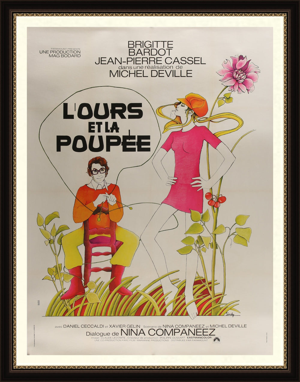 The Bear and the Doll  - 1970 - Brigitte Bardot - Art of the Movies