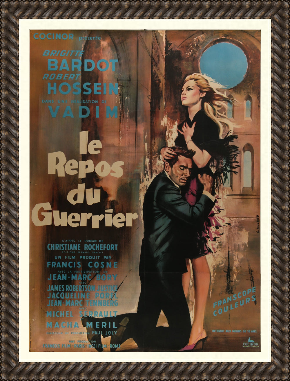 Love on a Pillow - 1962 - Brigitte Bardot - Art of the Movies