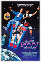 Load image into Gallery viewer, An original movie poster for the film Bill and Ted&#39;s Excellent Adventure