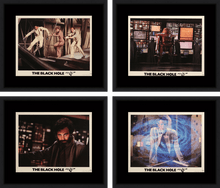 Load image into Gallery viewer, Four original lobby cards for the Disney sci fi film The Black Hole