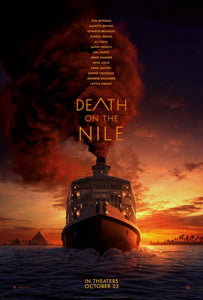 An original movie poster for the 2020 film Death on the Nile