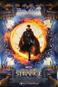 An original movie poster for the Marvel film Doctor Strange