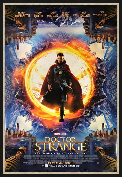 An original movie poster for the Marvel film Doctor Strange