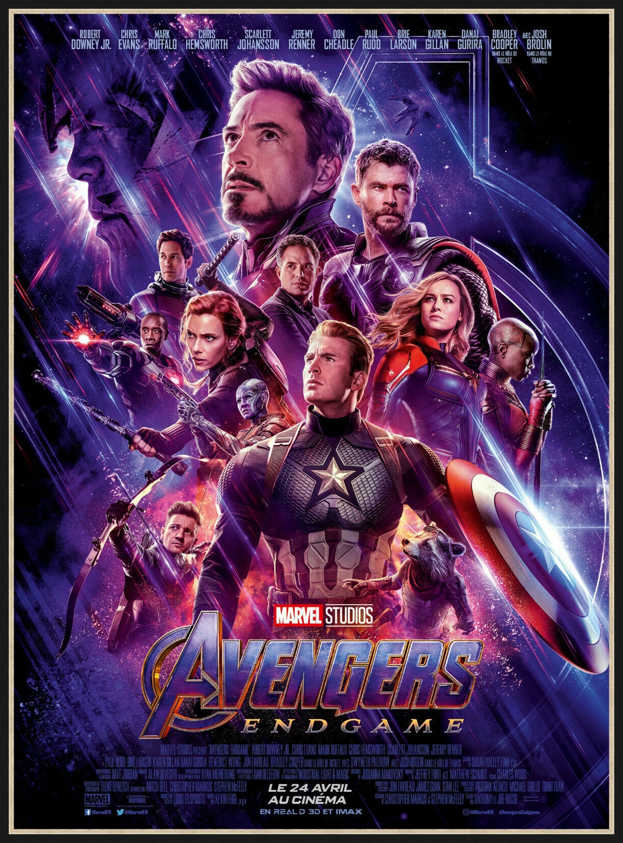 Avengers : End Game - 2019 - Original Movie Poster – Art of the Movies