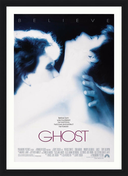 An original movie poster for the film Ghost