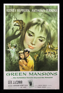 An original movie poster for the film Green Mansions