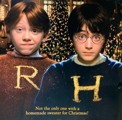 An original movie poster for the film Harry Potter and the Philosopher's Stone