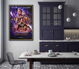 An original movie poster for the Marvel film Avengers : Endgame