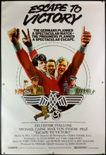 Load image into Gallery viewer, An original movie poster for the film Escape to Victory