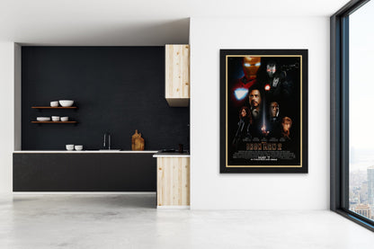 An original movie poster for the Marvel film Iron Man 2