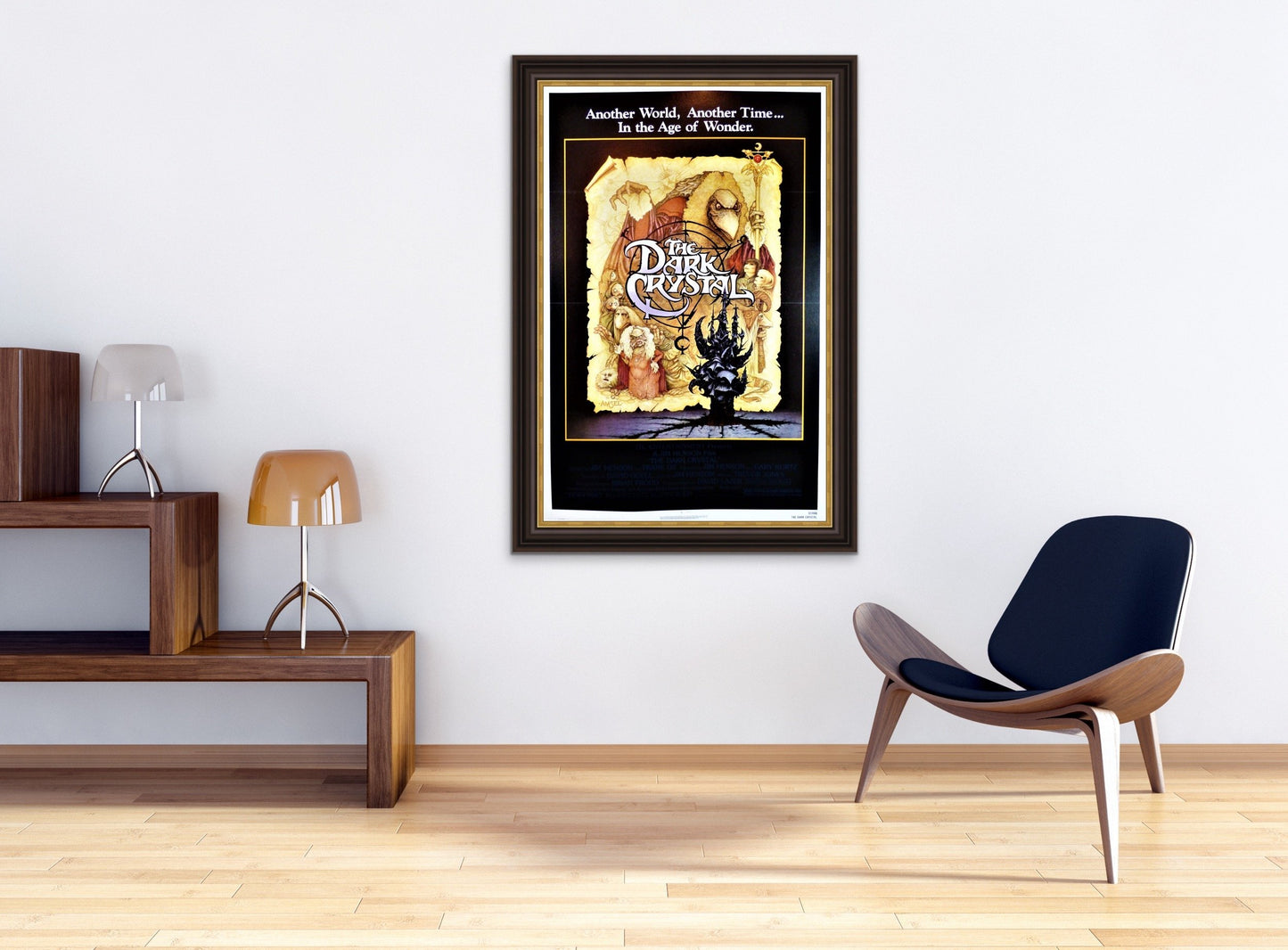 An original movie poster for the Jim Henson Film 'The Dark Crystal'