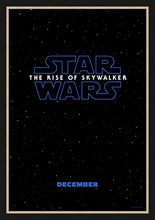 Load image into Gallery viewer, An original teaser movie poster for the Star Wars film The Rise Of Skywalker