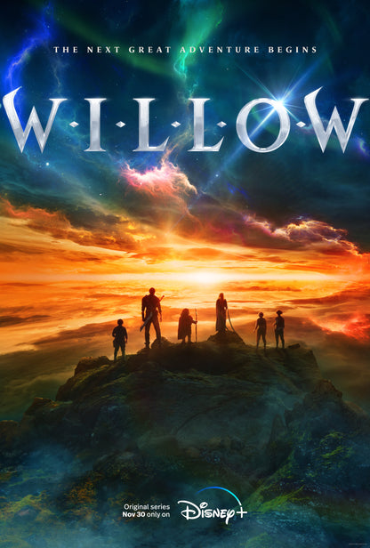 An original one sheet poster for the Disney+ TV series Willow