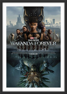 An original movie poster for the Marvel film Black Panther Wakanda Forever