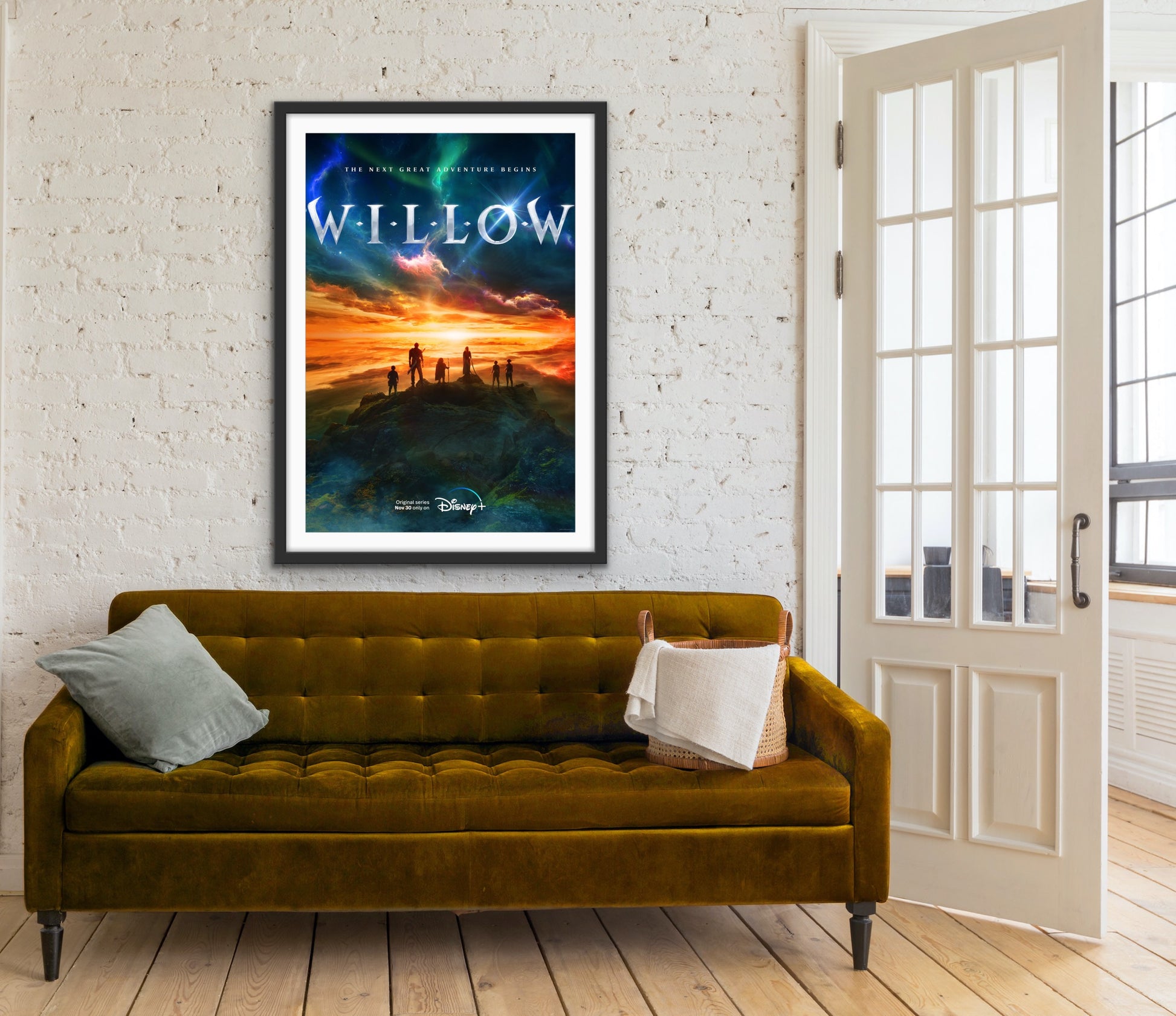 An original one sheet poster for the Disney+ TV series Willow