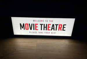 Back-Lit Cinema Sign - Make Your Cinema Your Own!
