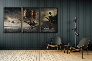 An original set of movie posters for the film Pearl Harbor (Harbour)
