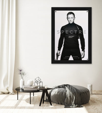 An original movie poster for the James Bond film Spectre