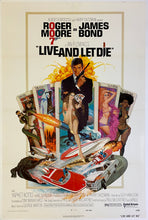 Load image into Gallery viewer, An original movie poster for the James Bond film Live and Let Die