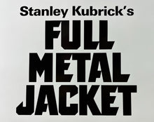 Load image into Gallery viewer, An original movie poster for the Stanley Kubrick film Full Metal Jacket