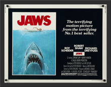 Load image into Gallery viewer, An original movie poster for the film Jaws