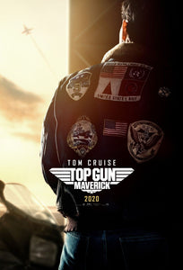 An original movie poster for the film Maverick (Top Gun 2)